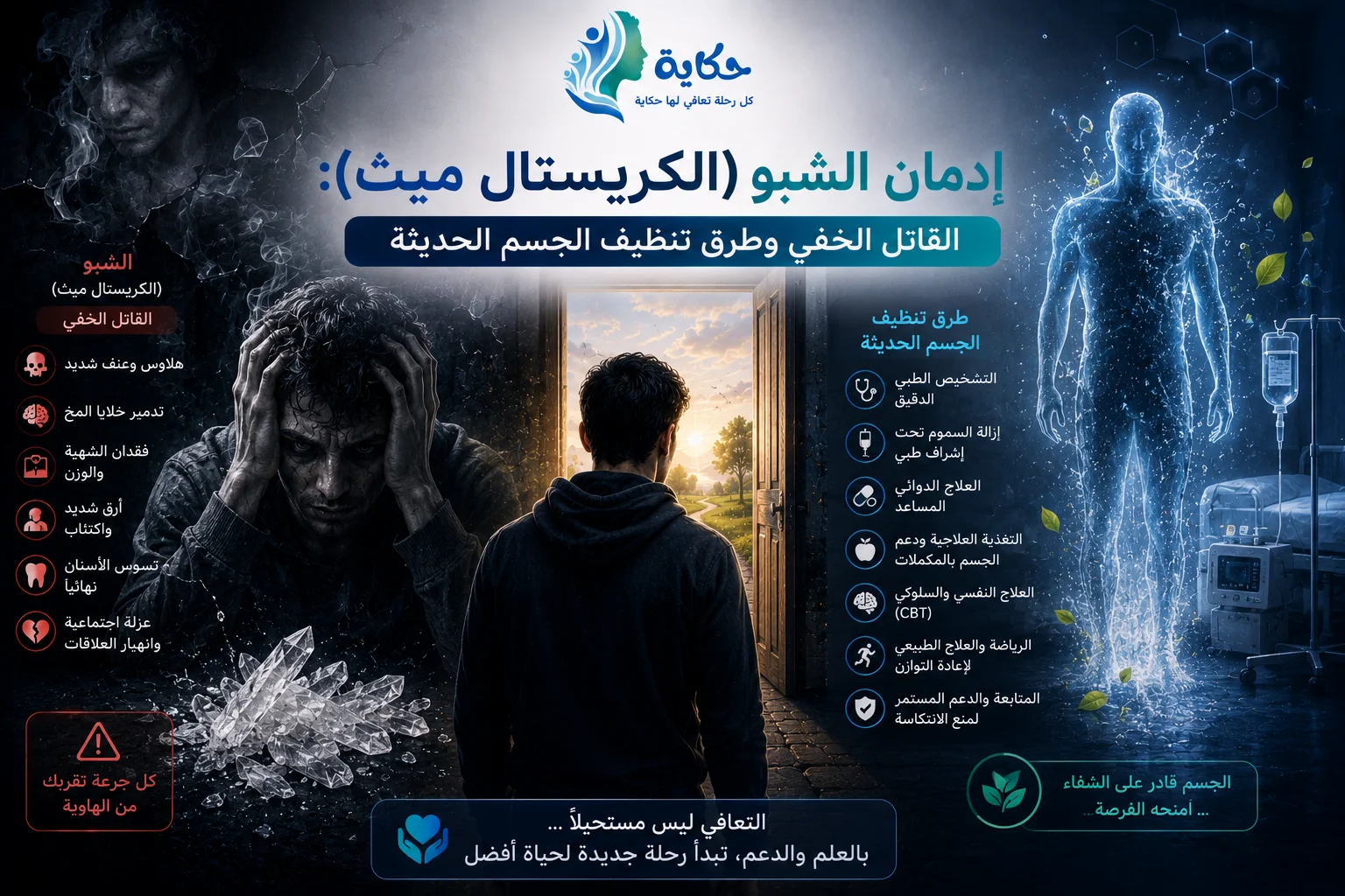 علاج إدمان الشابو ودليل الأسرة الشامل للتعامل مع الكريستال ميث واستعادة الحياة والتعافي المستدام