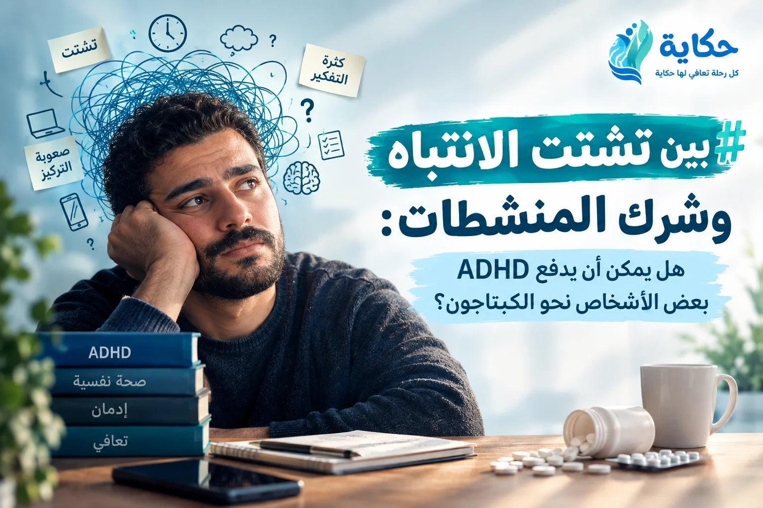 بين تشتت الانتباه وشَرَك المنشطات: هل يمكن أن يدفع ADHD بعض الأشخاص نحو الكبتاجون؟