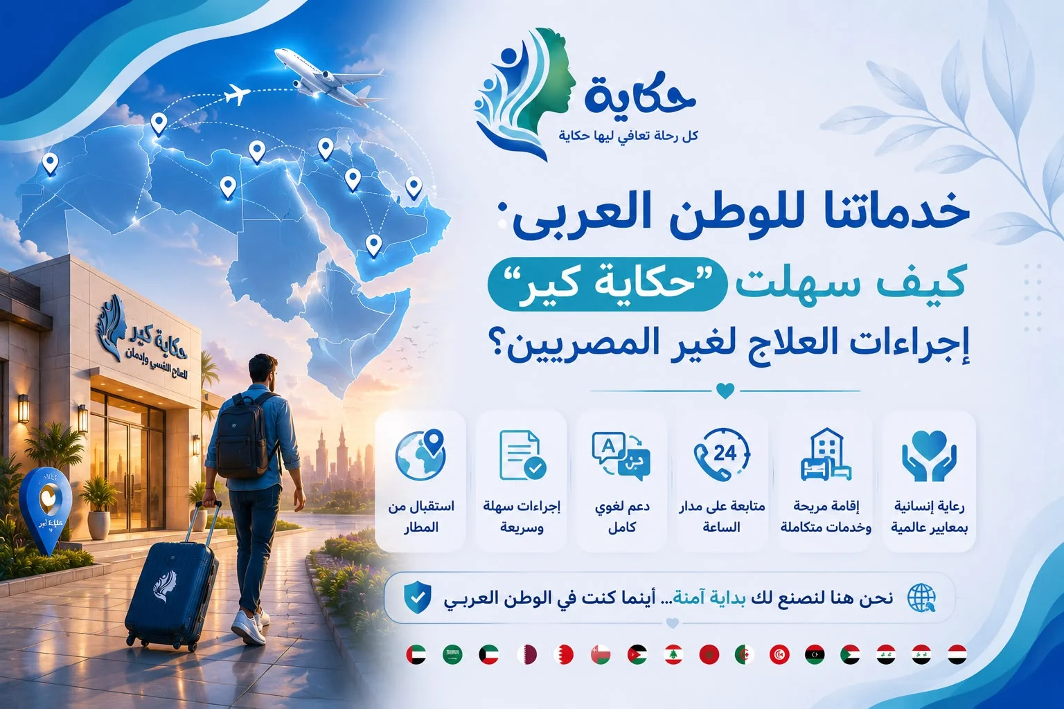 خدماتنا للوطن العربي: كيف سهلت "حكاية كير" إجراءات العلاج لغير المصريين؟